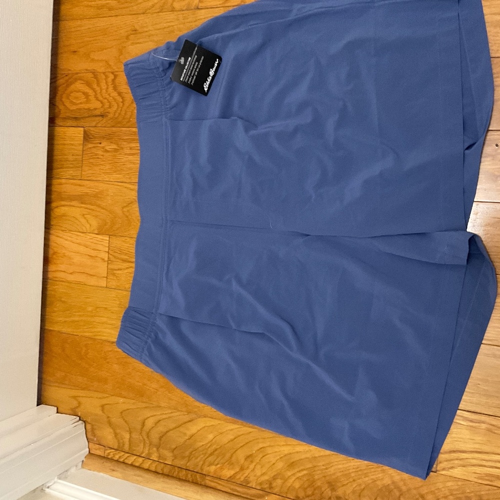 SOLD - Eddie Bauer Blue Departure Shorts, Size L, NWT